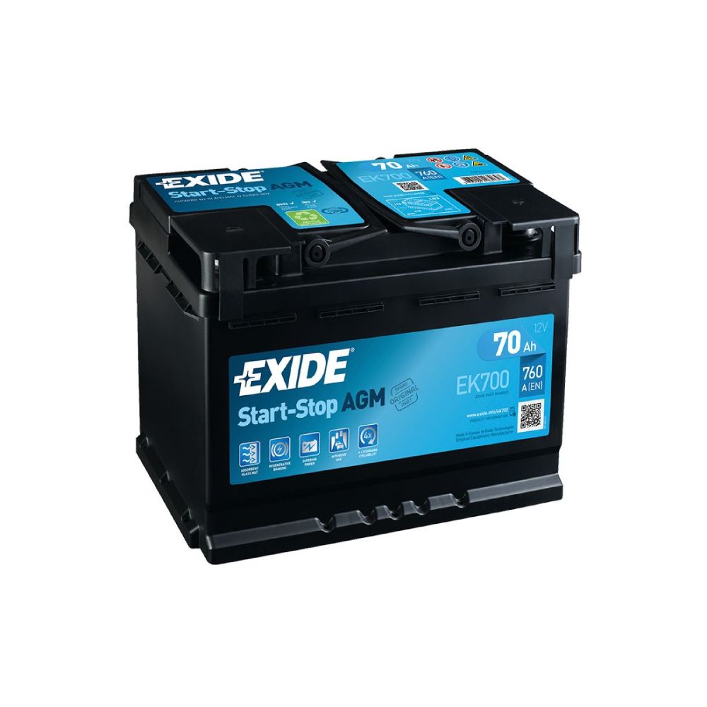 Akumulator EXIDE START- STOP AGM  72 Ah D+