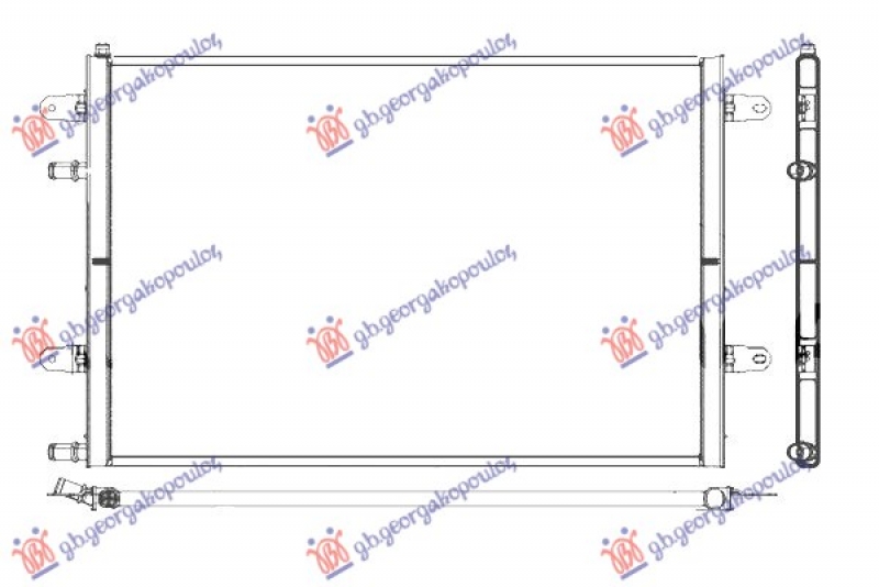 HLADNJAK MOTORA 3.0 TFSi BENZIN (615x430x16)