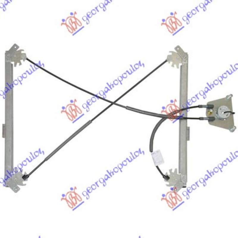 PODIZAC PREDNJEG PROZORA ELEKTRICNI (BEZ MOTORA) 3 VRATA (A KVALITET)