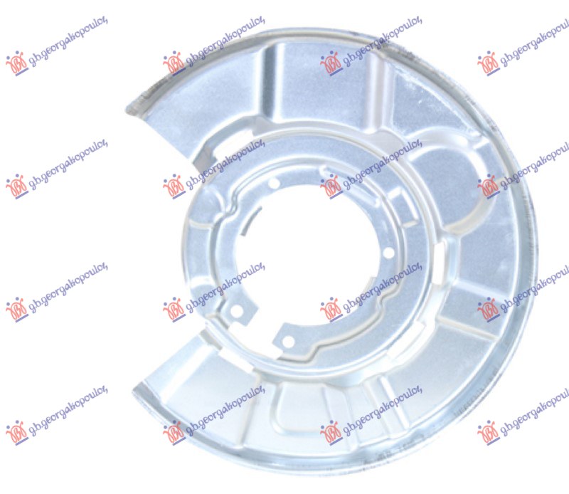 ZASTITA ZADNJEG KOCIONOG DISKA (PRECNIK ZASTITE 370/115mm) (PRECNIK DISKA 300/336mm)